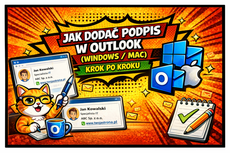 Jak dodać podpis w Outlook